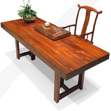 Бабаоканский твердый древесина Большой доска чайных бревна ведет крупный президент Правления Офисный стол и стул Комбинированная простота чайный стол