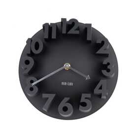 三维立体钟 创意3D数字钟   艺术挂钟 工厂直销MD8809