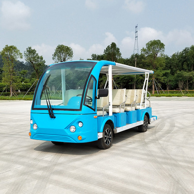 １４座电动四轮保安物业巡逻车旅游景区观光车小区看房车接待车|ms