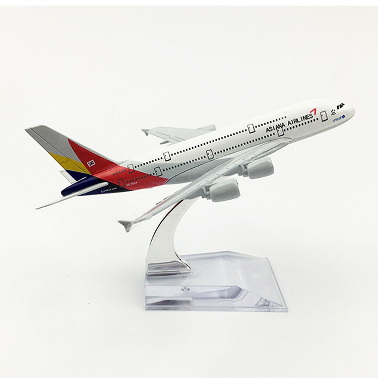 1:400 aviones de aviación civil modelo de aleación internacional Airbus modelo de avión de simulación oficina modelo de avión adornos