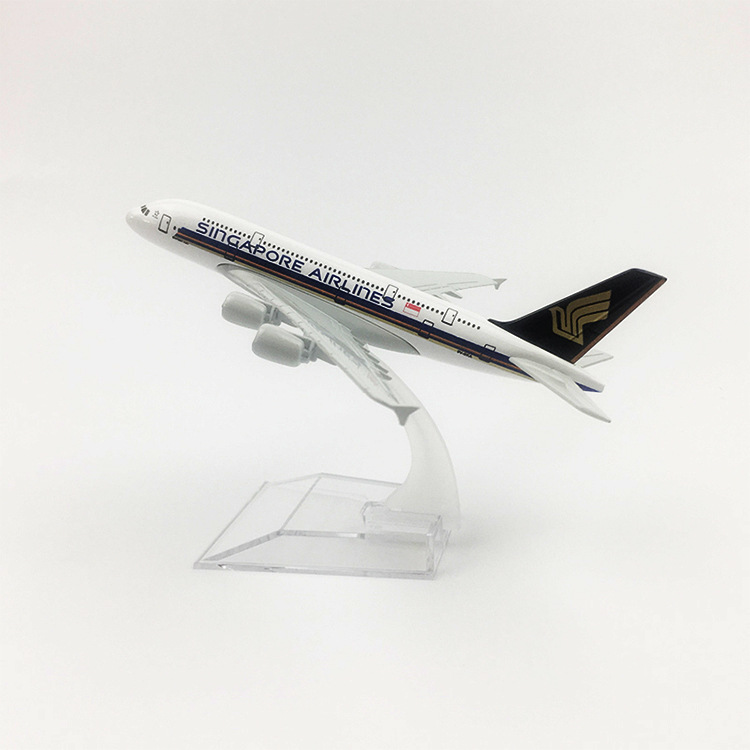 1:400 aviones de aviación civil modelo de aleación internacional Airbus modelo de avión de simulación oficina modelo de avión adornos