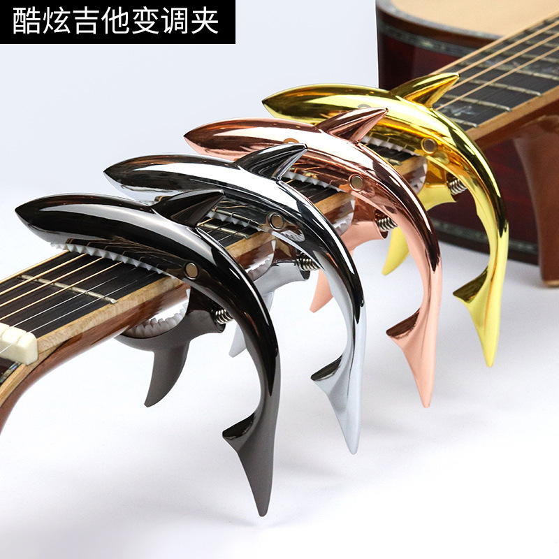 Metal Shark Capo wooden guitar metal Capo zinc alloy Capo electric guitar clip Capo