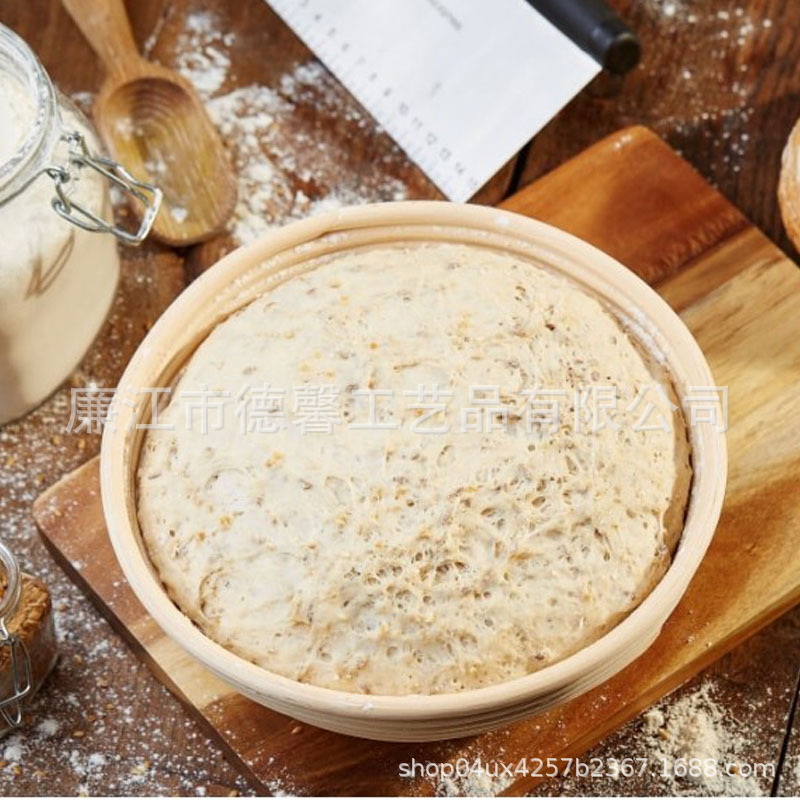 Home Kitchen Rattan Robe Bread Bread Round Bowl Bowl Bowl Barrier…