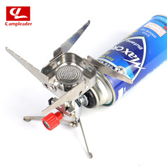 Outdoor windproof folding stove windproof long gas tank stove portable camping stove stainless steel cassette gas stove
