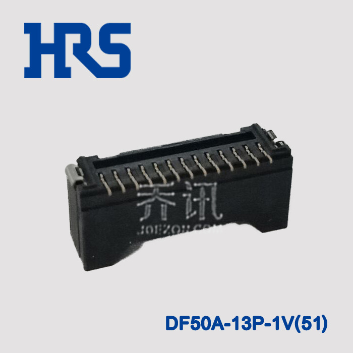 HIROSE连接器DF50A-13P-1V(51) 13pinHRS针座 DF50系列广濑连接器