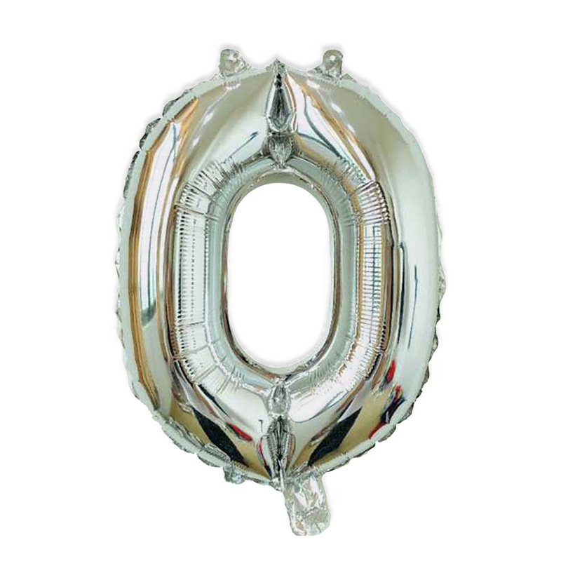 Estilo americano Delgado 16 pulgadas inglés carta globo pequeño tamaño A- Z cumpleaños boda habitación decoración aluminio película globo al por mayor