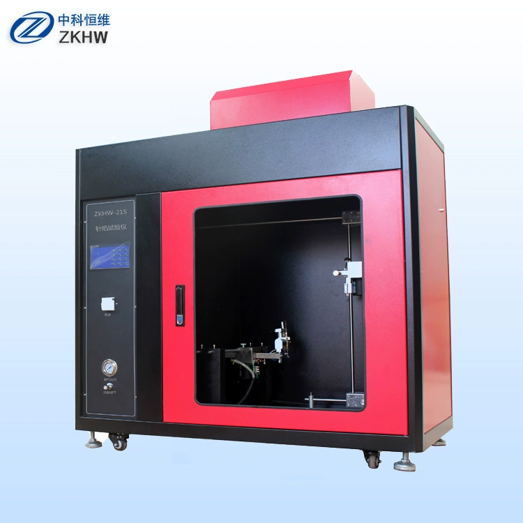 Заводская поставка иглы испытательная машина для испытания пламени иглы испытательное оборудование для испытания пламени иглы ZKHW-215