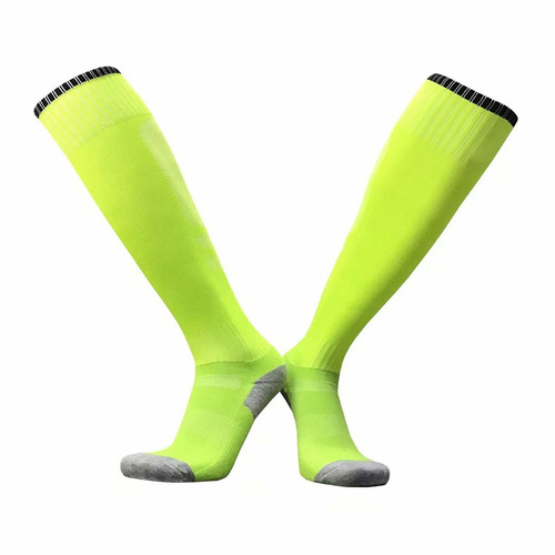 Direct Manufacturer Sales Children's Soccer Socks with Thick Terry Sole Long Socks Adult Sports Plain Color Socks for Men and Women Training Socks