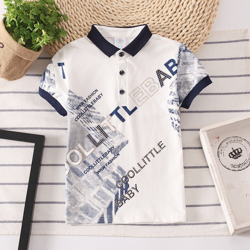 2024 kids shirt boys tops children clothes wear童装T恤 跨境