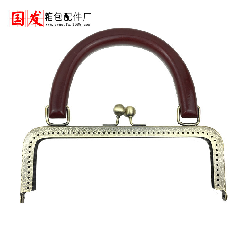 20cm 25cm cuadrado empujado pallet cabeza de madera mano tronco café de alta calidad mano de madera oro boca mayorista