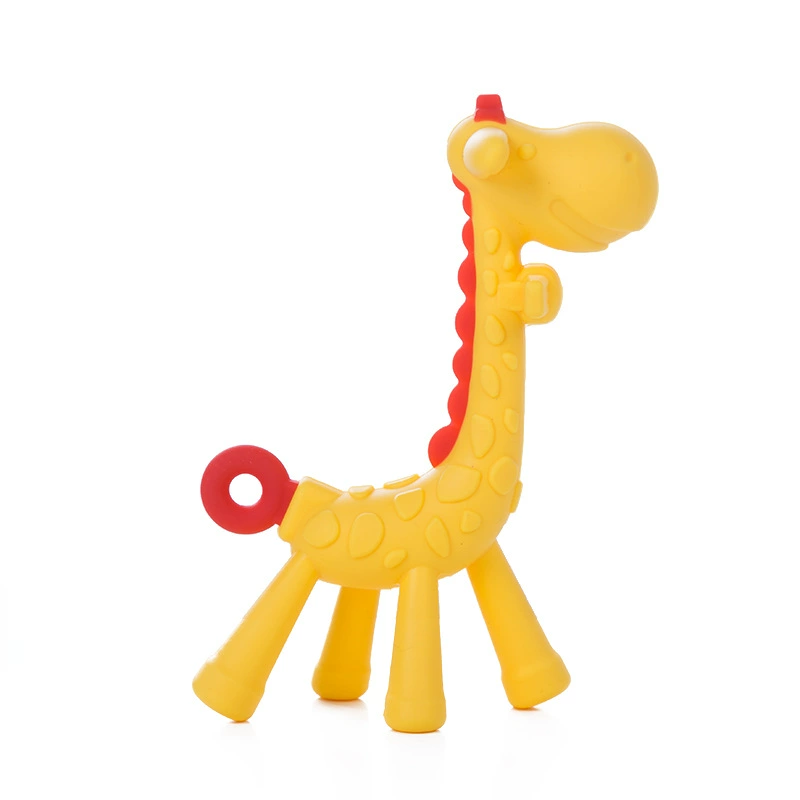 哆拉哆布 Children's silicone teether, cartoon toy for correct bite