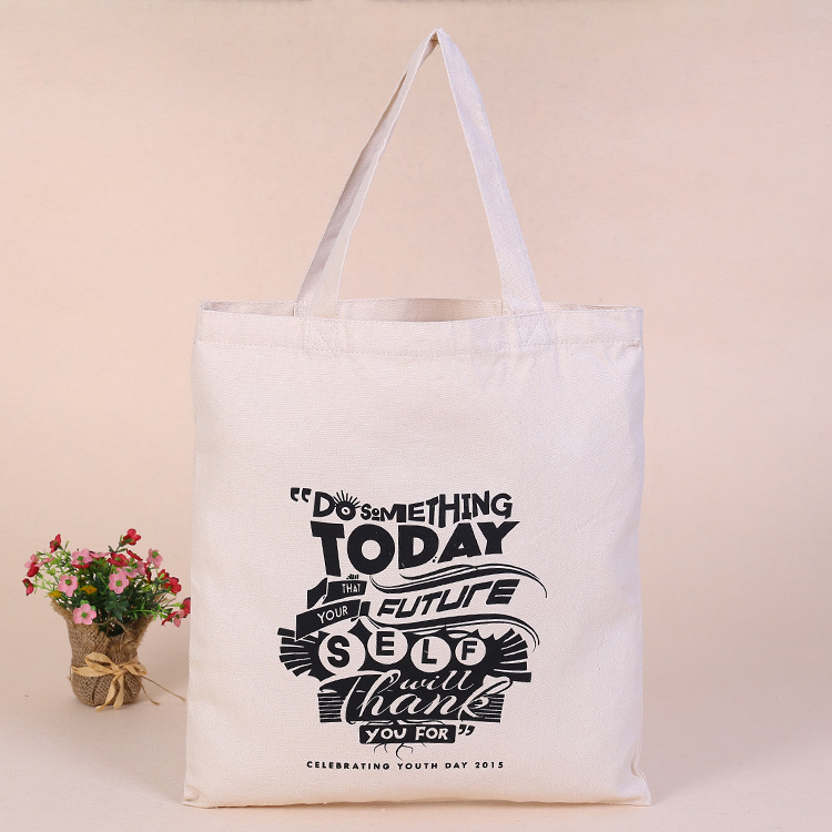 实力厂家定制棉布袋手提文艺布袋定做手提帆布袋补习班袋数码印刷