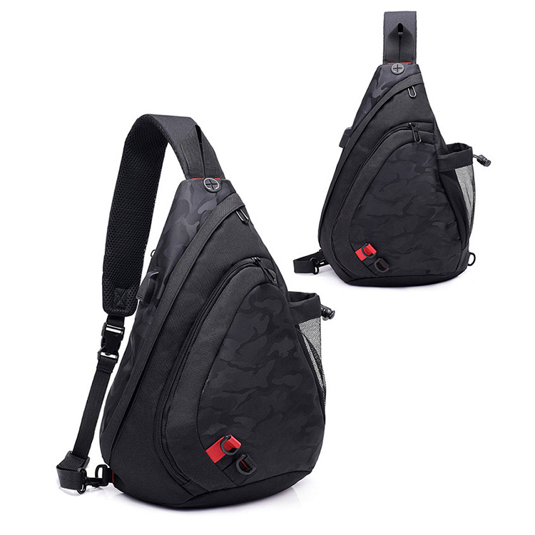 メッセンジャーバッグ新潮大容量カジュアル充電チェストバッグメンズバックパック学生ファッション人気ショルダーメッセンジャーバッグ
