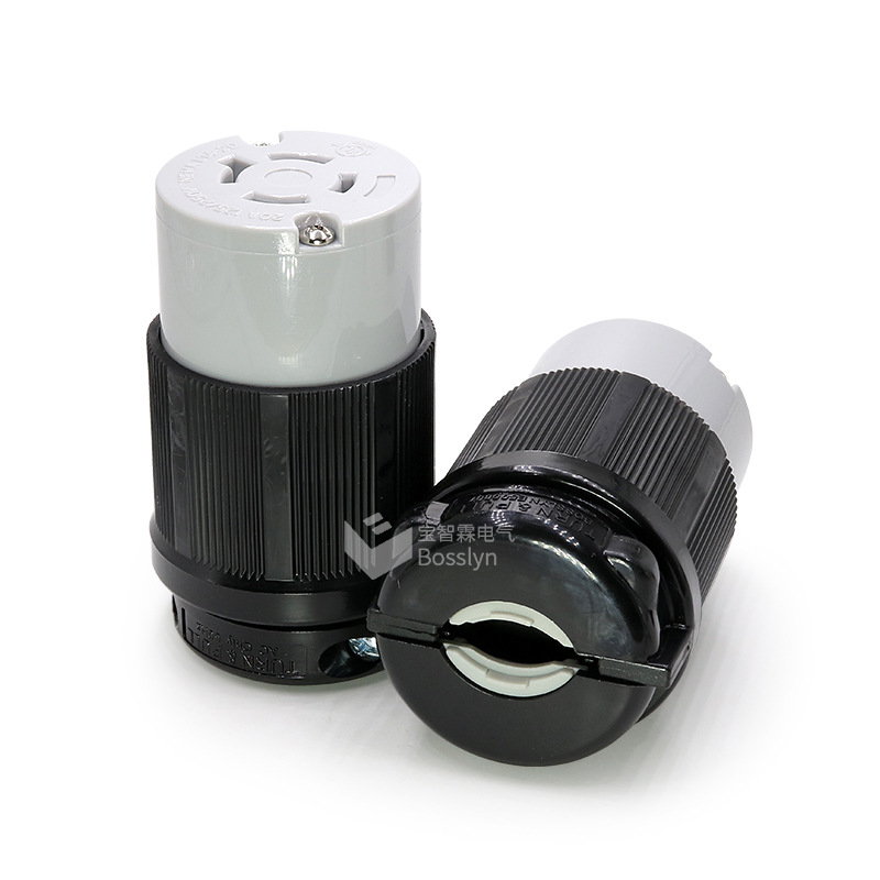 UL标准 NEMA L14-20C 美标四孔工业插座 带锁式防脱落插座