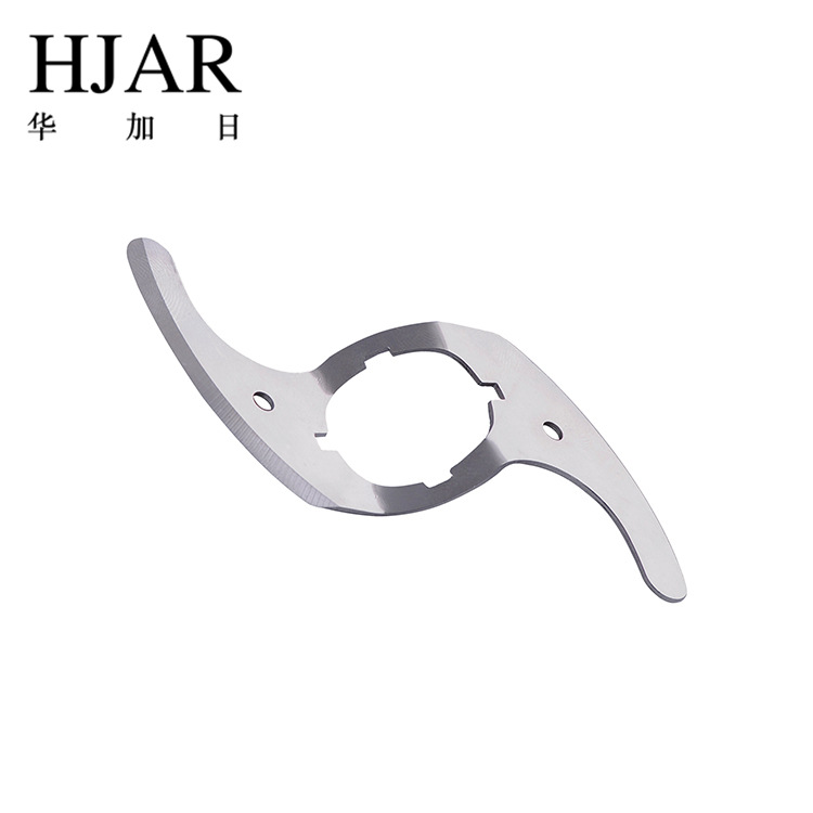 源头工厂直销异形食品机械刀 不锈钢蔬菜类搅拌刀片 弧形绞肉刀片