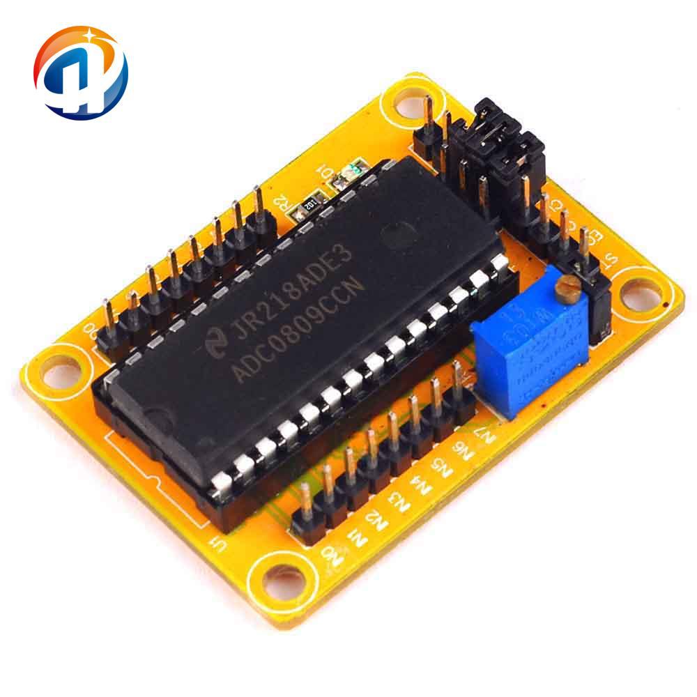 A80 ADC0809模块 AD转换 8路并行 数字电压表 模数转换模块