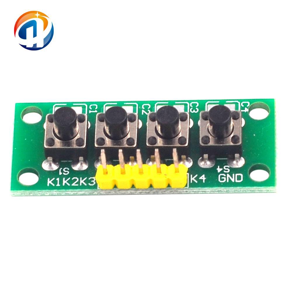 键盘模块 独立按键模块 4位独立按键模块