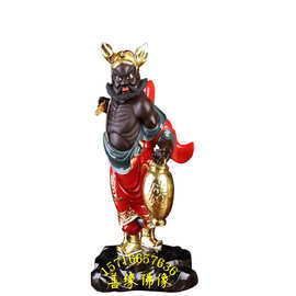 钟馗神像图片钟天师神像张天师塑像树脂彩绘河南佛像厂直销
