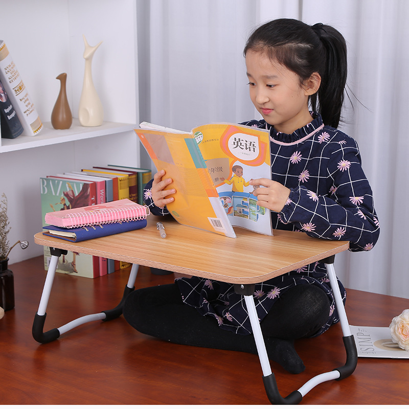 供应床上书桌懒人书桌带杯托折叠学习桌折叠电脑桌床上电脑桌