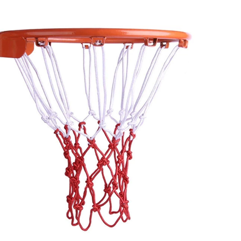 Basketball net value durable 1213 dunk ring polyester nylon net All White Red Blue three colors high quality thick Basketball net value durable 1213 dunk ring polyester nylon net All White Red Blue three colors high quality thick