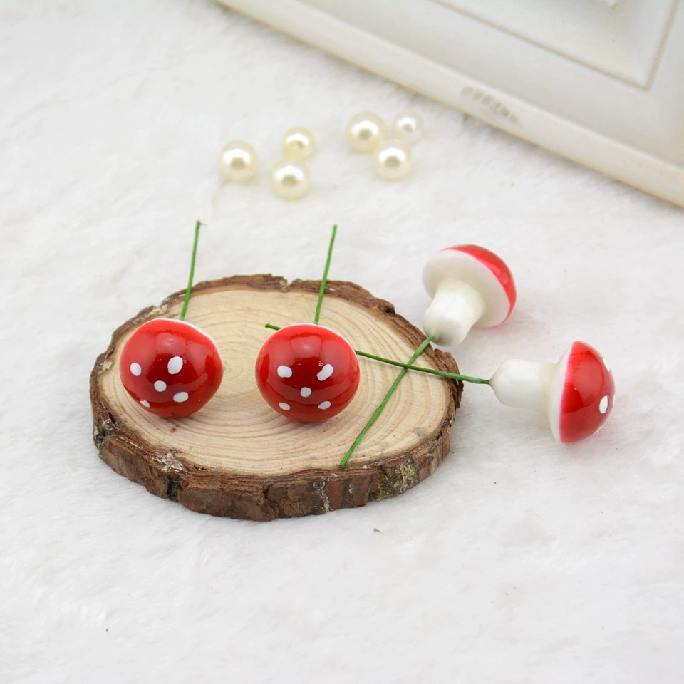 Симулированные зелёные растения, маленькие грибы, diy материалы, садовые плагины, озеленение грибные растения, реквизит для фотосессий, подарочные коробки