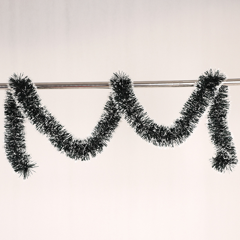 加厚圣诞节促销装饰毛条彩条圣诞树拉花彩带婚庆节日舞台装饰批发