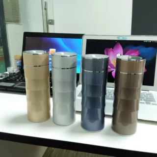 锌铝合金富氢杯金属外壳套件高端铝管杯筒保温杯竹节杯子加工定制