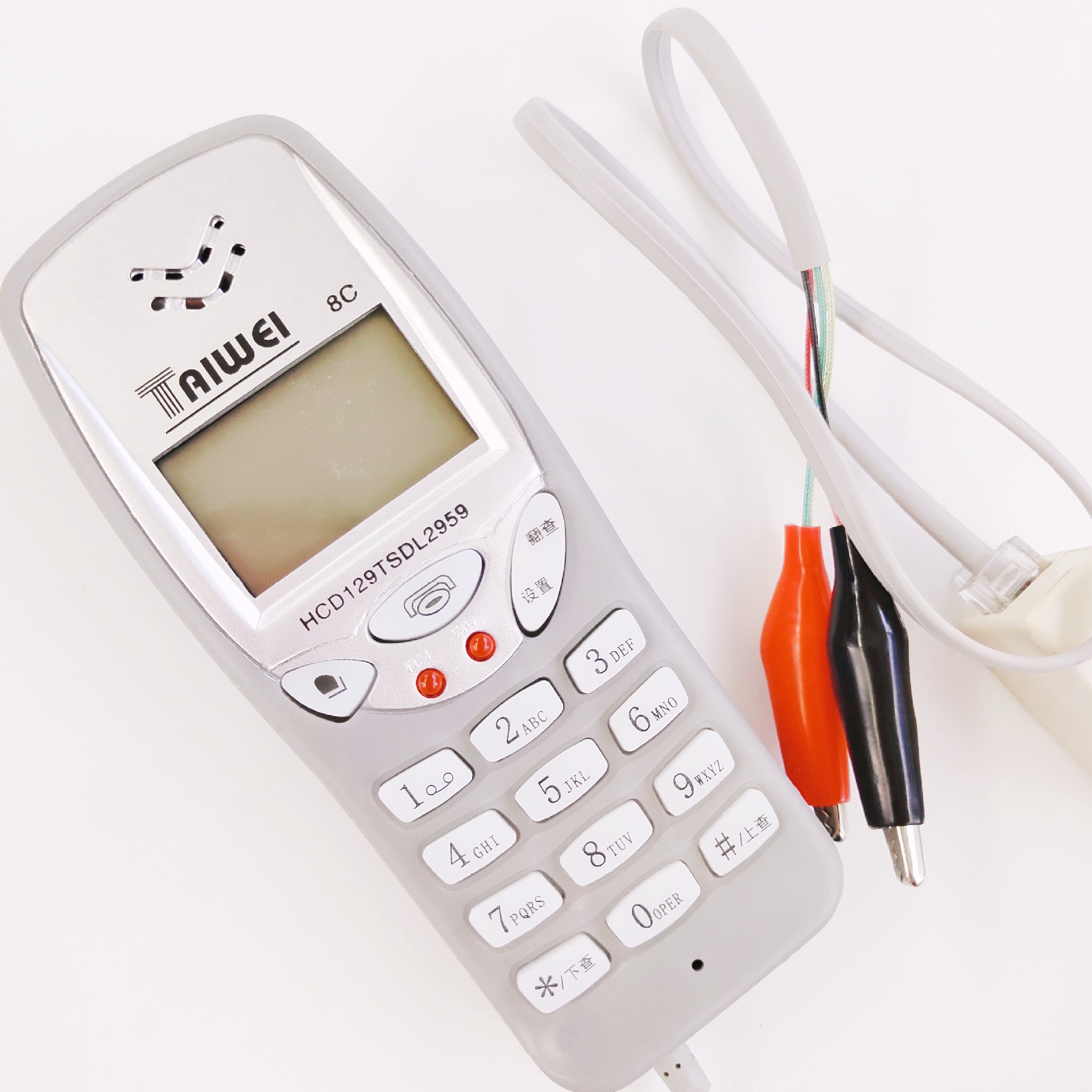 泰威8C防雷查线机电工查电话线路来电显示查线机