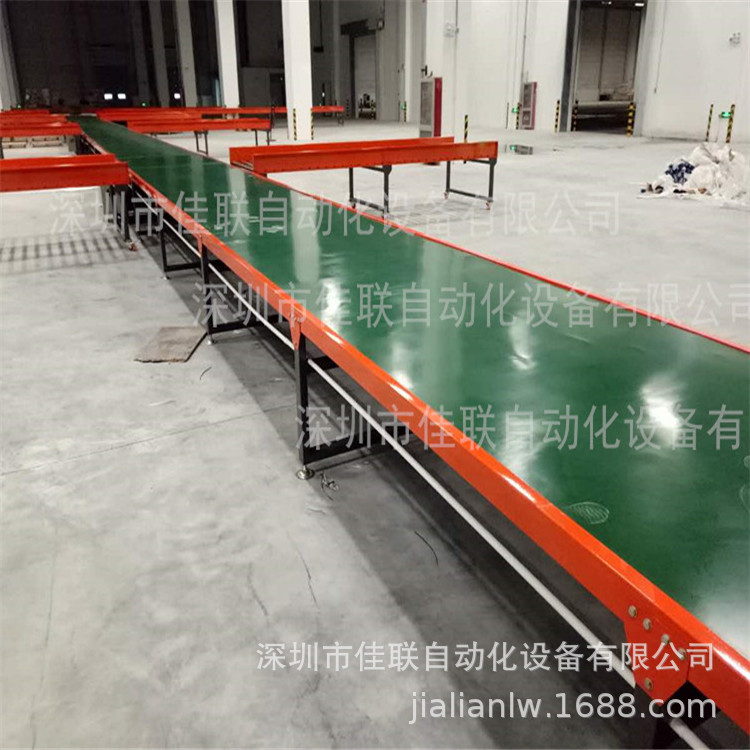 直销物流输送设备快递分拣输送机皮带流水线环形自动传送带