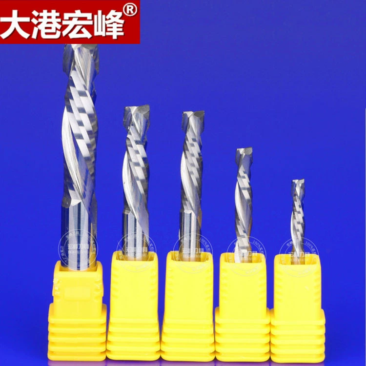 Фрезы с немецким материальным двойным лезвием, композитные лезвия, фанера, нож для резьбы по шпоне, не свернуть, резак из вольфрамовой стали с ЧПУ