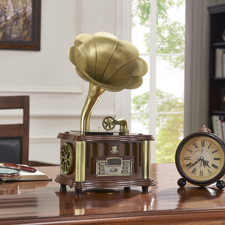 Paramount. Los Bella [Carga de patente clásica] Mini gramófono Bluetooth de alta calidad