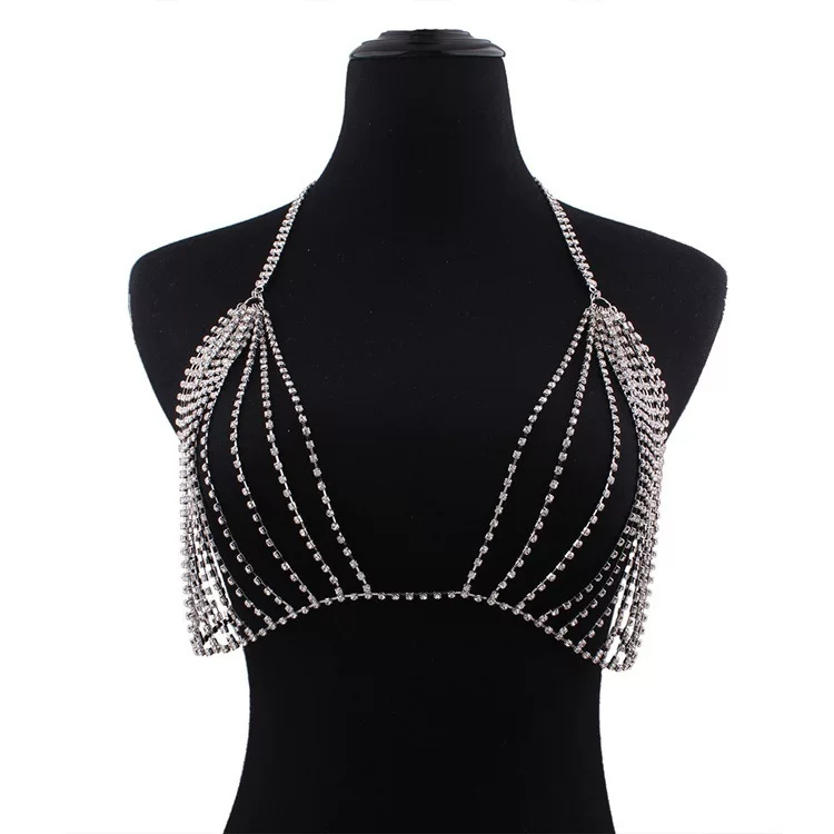 Golden multicoloured bra, European style