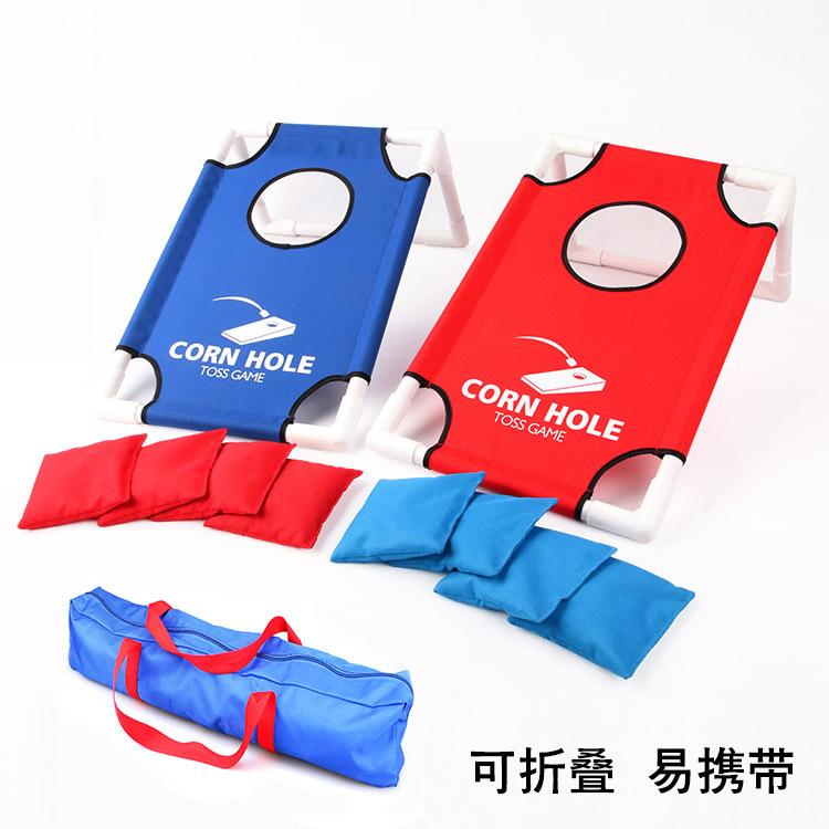 Patio al aire libre partido Cornhole Junta agujero de maíz juego tiro bolsa de frijol de juguete mini bolsa de arena Junta