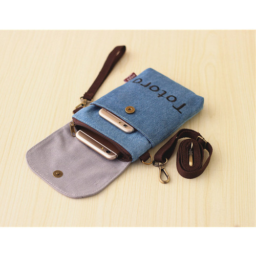 6-inch cross-body mobile phone bag iPhone7plus halter neck mobile phone bag women's fabric hand-carrying coin purse r9 small hand