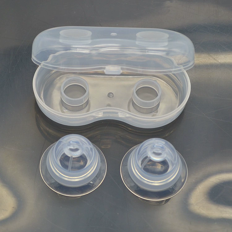 快乐孩儿 Силиконовые соски-ортезы для любимого — комплект в коробке, прозрачный или цвет чая