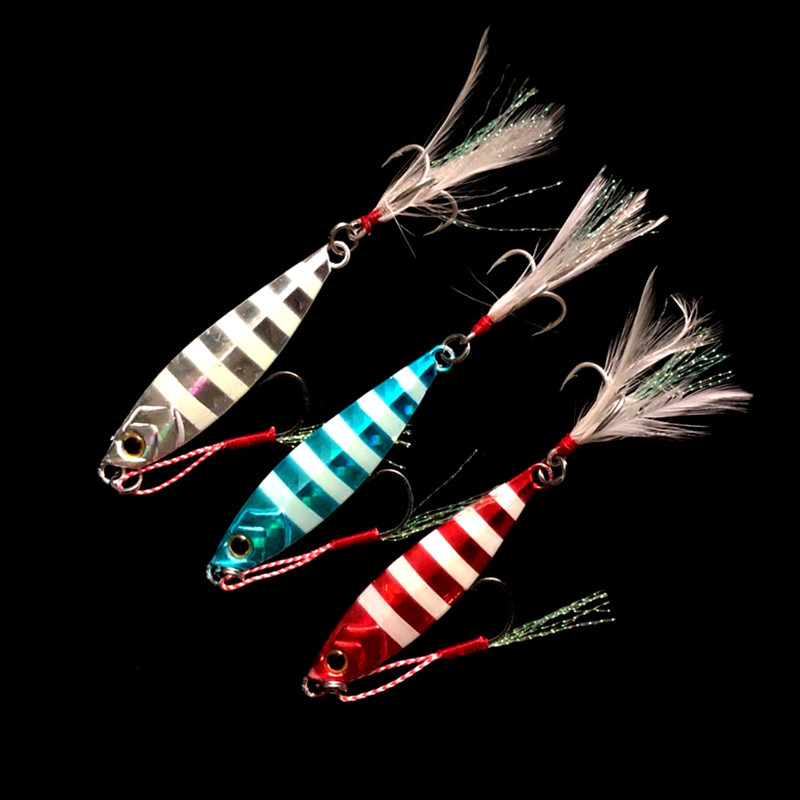 Banco de Wanya lanzando sacudidas lentas Placa de hierro pequeña cebo falso gancho de pesca equipo de pesca Luya Placa de hierro cebo de metal cebo de plomo 20g