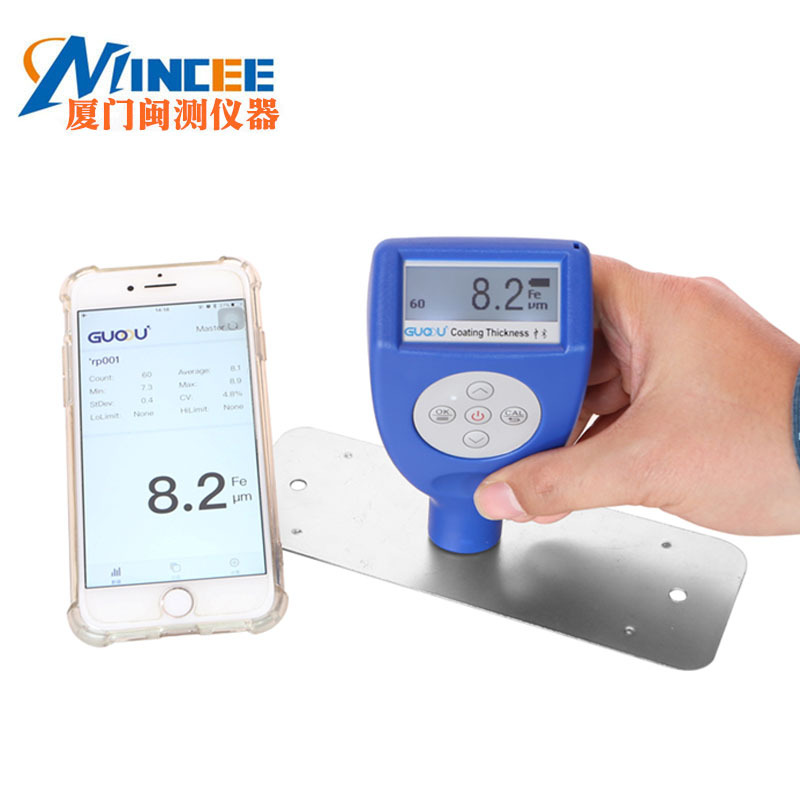 GTS810F一体铁基涂层测厚仪 汽车漆面厚度测厚仪 漆膜两用测厚仪