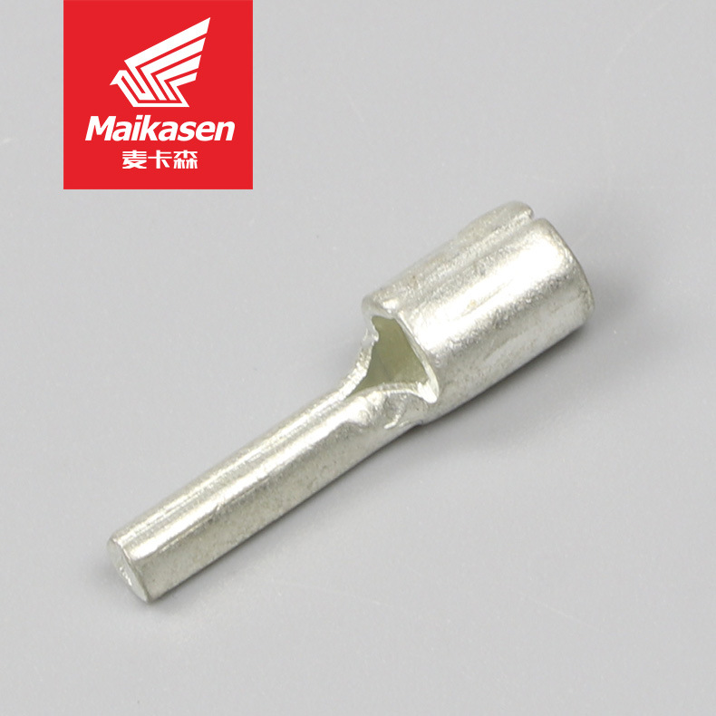 PTN系列插针端子冷压接线端子紫铜材质针形裸端子快插插针式