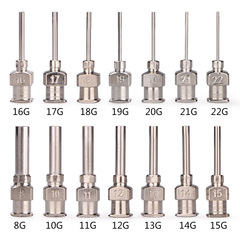 304平口總長25MM廠家直供 不鏽鋼針頭  不鏽鋼針咀滴膠點膠機配件