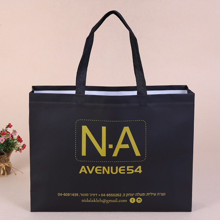 定做烫压无纺布袋覆膜彩印手提购物袋立体无纺布袋服装礼品袋定制