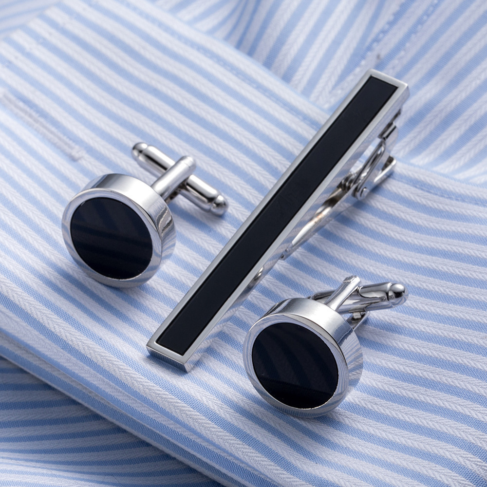 High Quality French Cufflinks Tie Clip Set Innovative Business Tie Clip Boutique Clothing Set Clip 20
