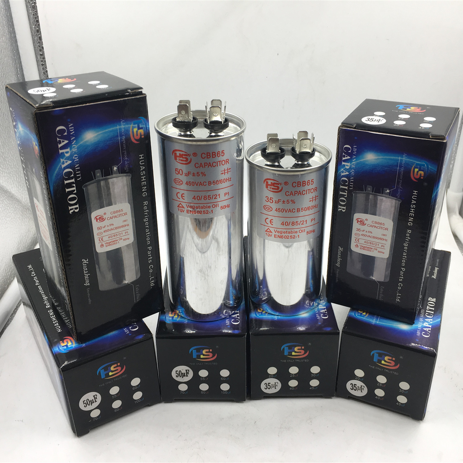 水泵电机运转启动电容 耐高温洗衣机电容器 空调电容器规格多样