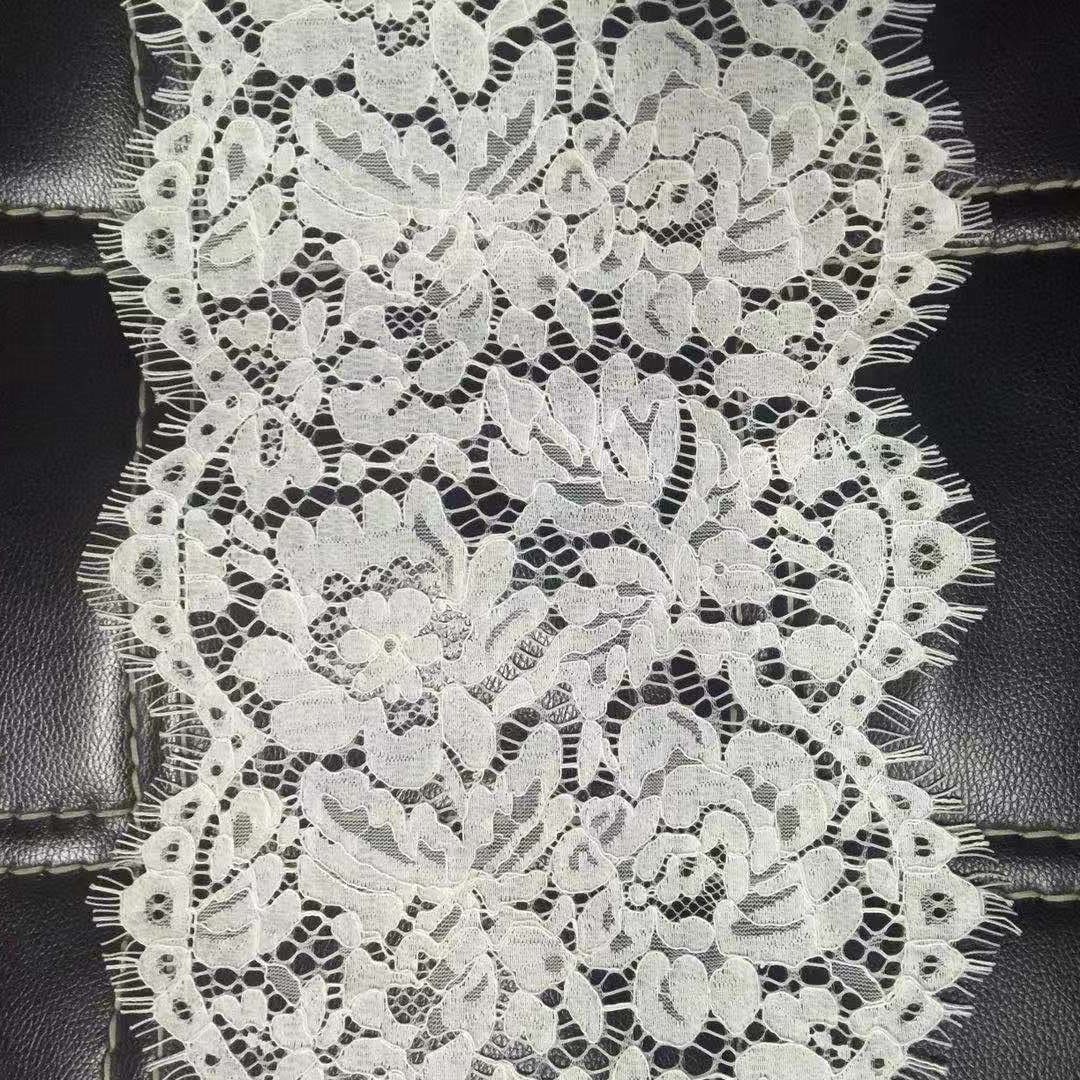 25cm锦棉睫毛蕾丝花边 3米镂空服装辅料花边睫毛 裙边服饰配饰布