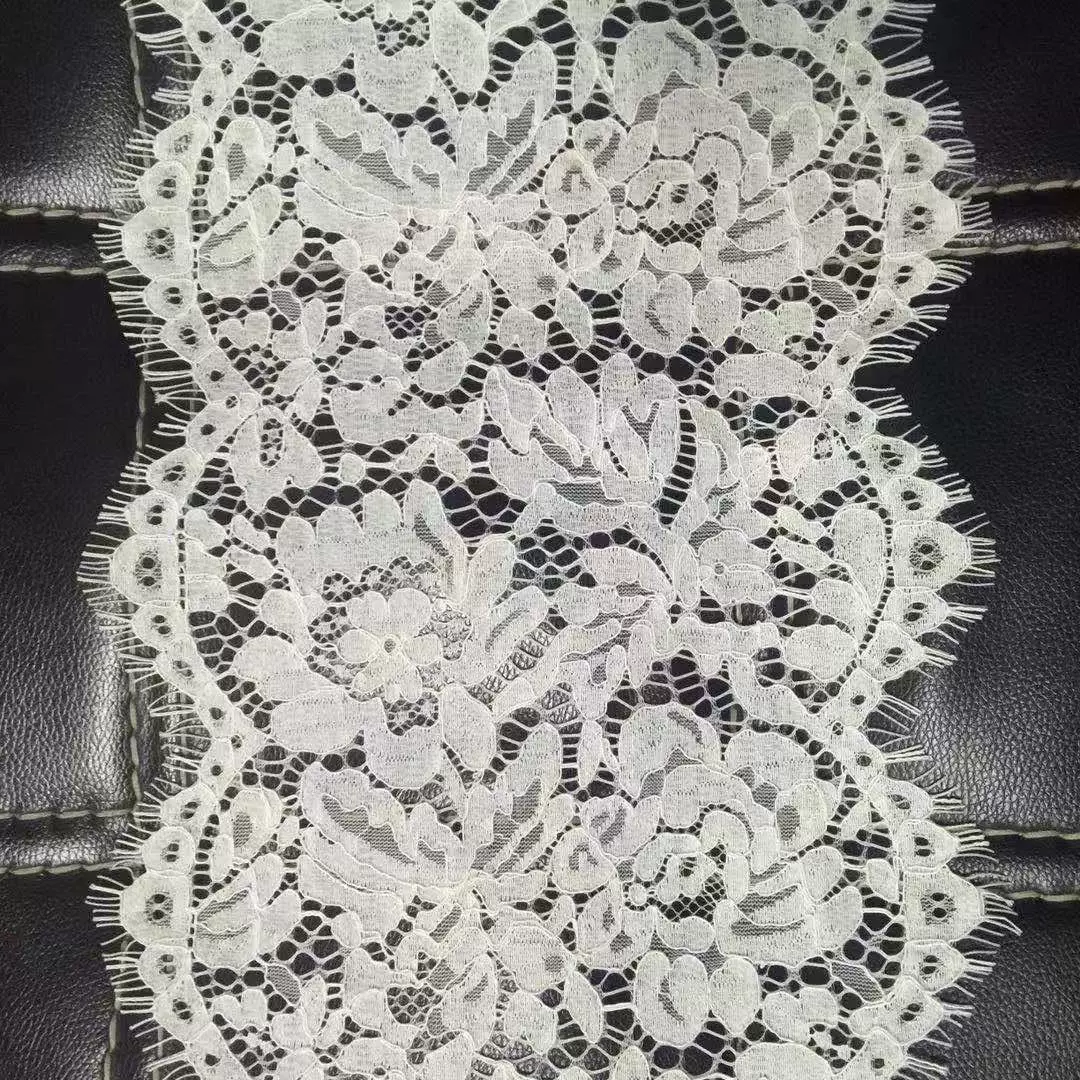 25cm锦棉睫毛蕾丝花边 3米镂空服装辅料花边睫毛 裙边服饰配饰布