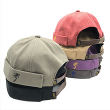 Mikihat Original Washed Denim Fedora Hat - Stylish French Retro Hip-hop Sailor Design Additional Image