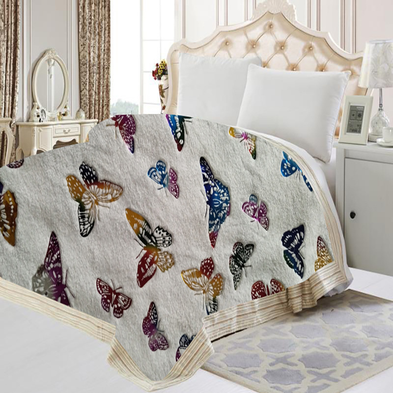 全涤宽幅磨毛布 法兰绒摇粒绒 烫金面料 印花压皱面料 烫金