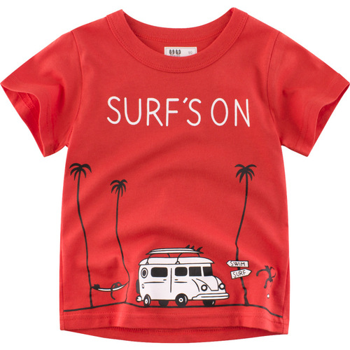 27KIDS Children's Summer Fashion Short Sleeve T-Shirt for Baby Boys - One Piece Available for Shipping