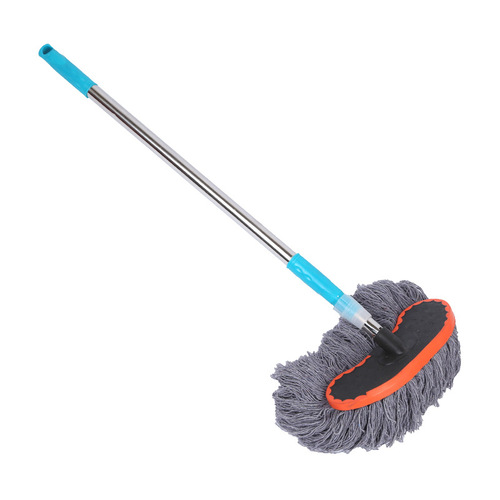 Car wash mop long handle telescopic pole car mop soft bristle car wash tool cotton thread car wash brush cleaning supplies