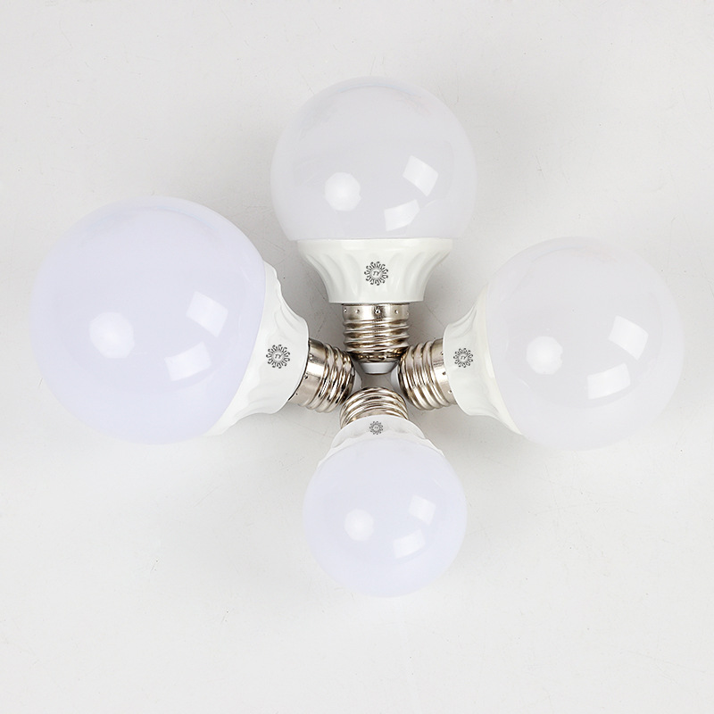 Bombilla LED con forma de bola de dragón, tricolor, para decoración de bodas, maquillaje, fotografía, espejo, sin parpadeo, protección para los ojos