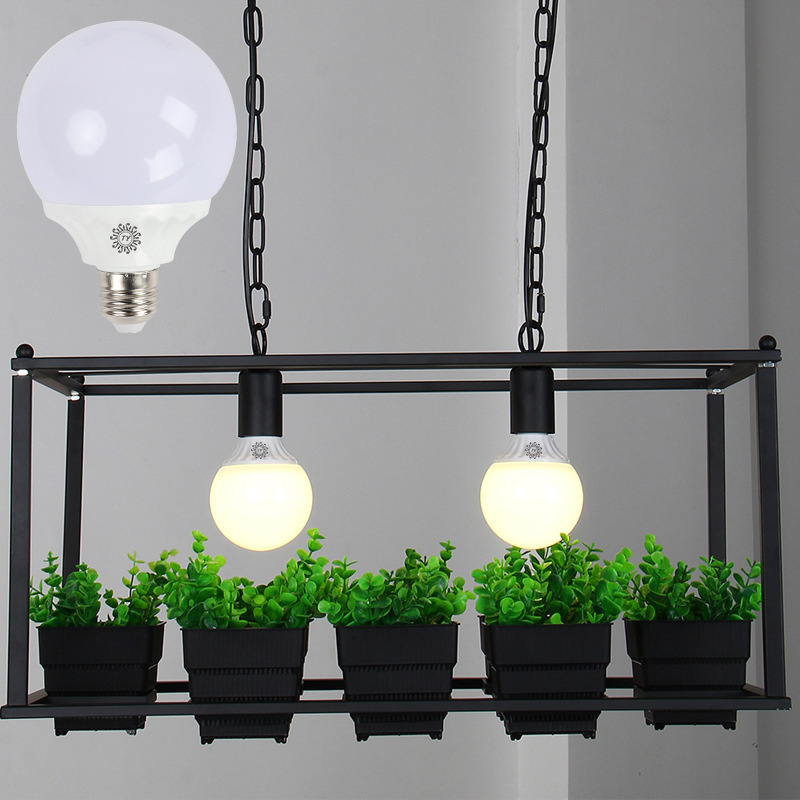 Bombilla LED con forma de bola de dragón, tricolor, para decoración de bodas, maquillaje, fotografía, espejo, sin parpadeo, protección para los ojos